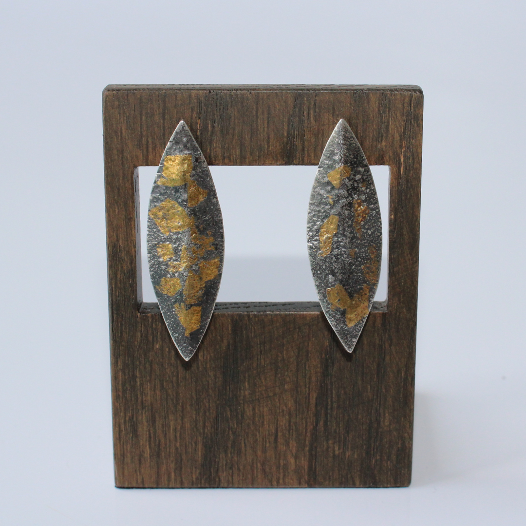 Leaf Post Earrings