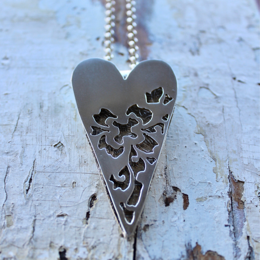 Cut Up Heart Pendant