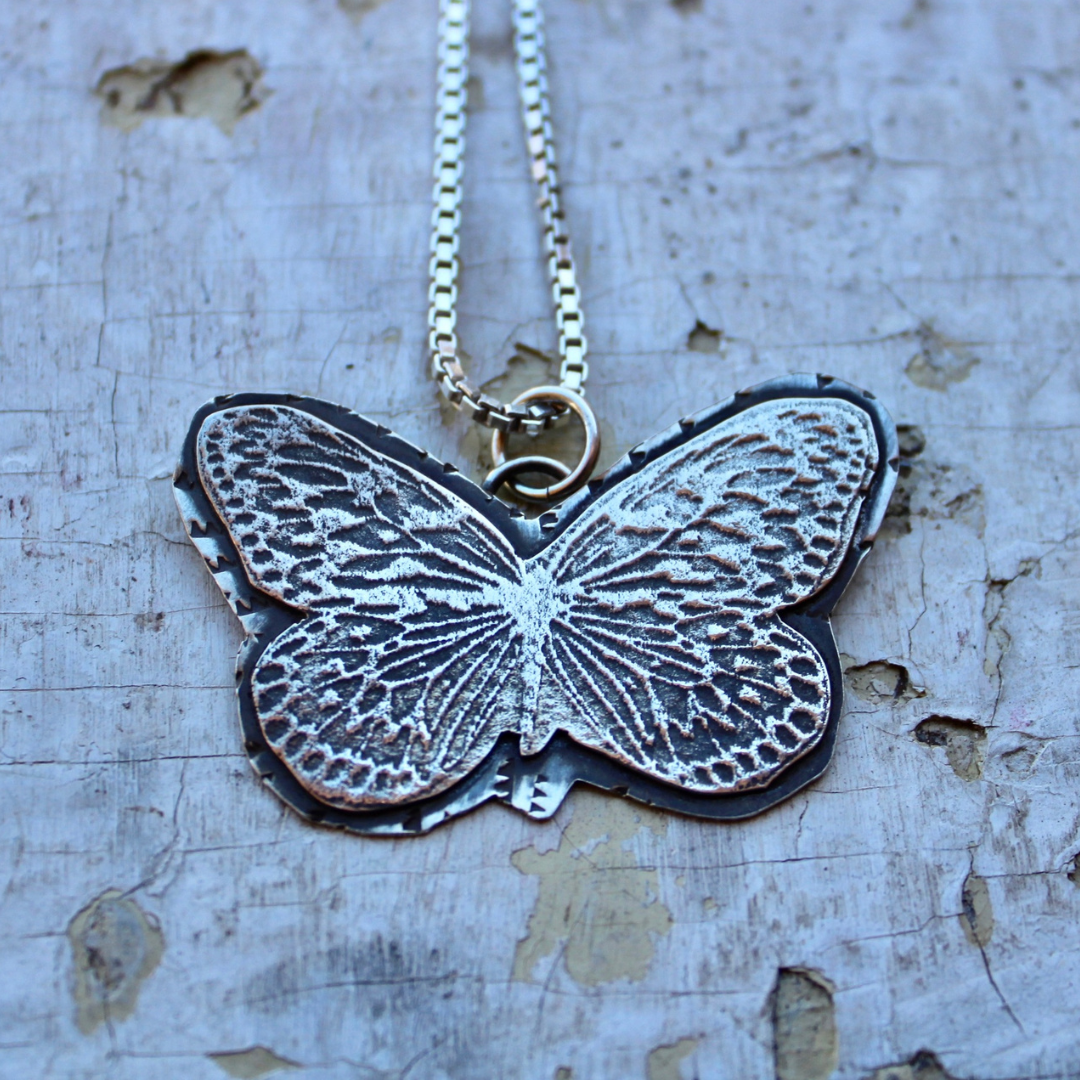 Sterling Silver Butterfly Pendant