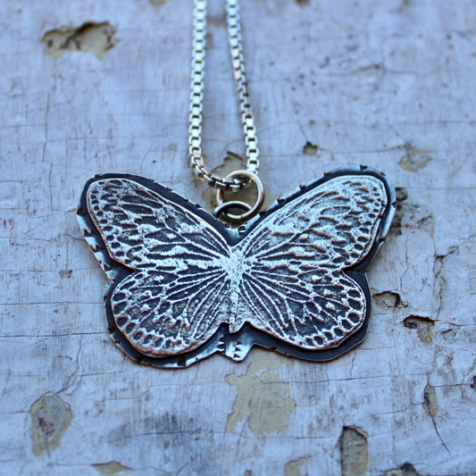 Sterling Silver Butterfly Pendant