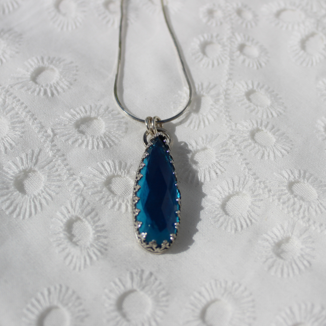 Blue Topaz Necklace
