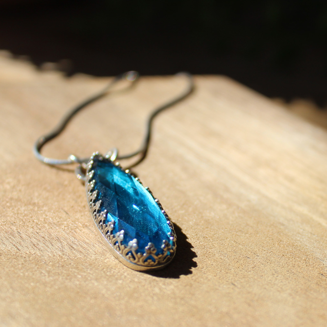 Blue Topaz Necklace