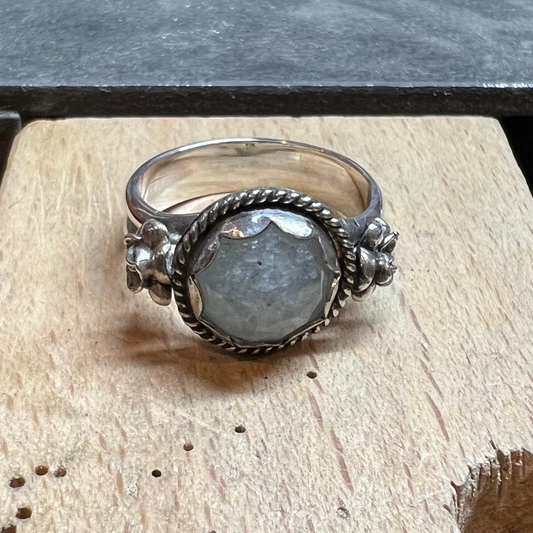 Secret Garden Aquamarine Ring